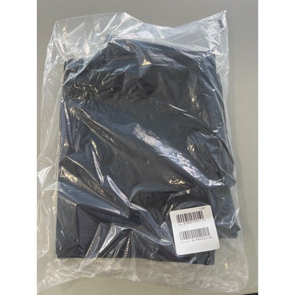 TWRHLL Christie Brinkley Wide Leg Cuffed Jean Size 12 Blue Denim Dark Wash NEW - Picture 2 of 7